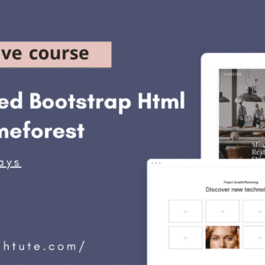 Bootstrap html template for themeforest live course